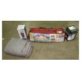 Tent, Air Mattress, Air Pump, and Lantern-