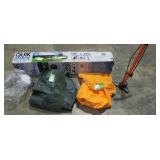 Canopy, Air Mattresses, and Floor Pump