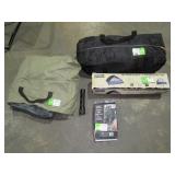 Tents, Air Mattress, and Camping Shower-