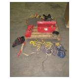 Tool Boxes, Large Combo Wrench, Knee Pads-