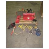 Tool Boxes, Large Combo Wrench, Knee Pads-