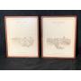 Set of 2 Herbert Fink Holiday Prints