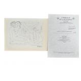 Pablo Picasso "Suite Vollard" Lithograph COA