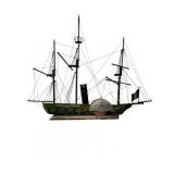 Paddle Wheel It Galatee Steamship Wrought Iron