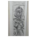 Alberto Giacometti "Annette de Face" Etching
