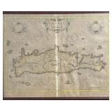 1665 "Candia Olim Creta" Map of Greece