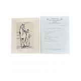 Pablo Picasso "Picasso Dessins" Embossed Seal