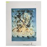 Salvador Dali "Galatea of the Spheres" Litho Seal