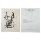Pablo Picasso "Picasso Dessins" Litho COA Seal