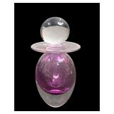 M. Trimpol Art Glass Perfume Bottle