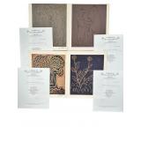 4pc Pablo Picasso Original Linocuts COA