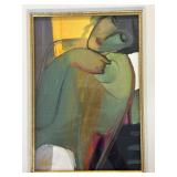 Golkar Gouache "Sleeping Muse" on Paper
