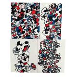 4pc Jean Dubuffet "L