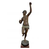Carl Kauba (1865-1922) Bronze Signed Nude Dancer