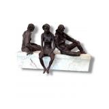Albert Brenner Sculpture "The Conversation" 1993