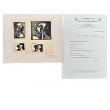 Pablo Picasso "Picasso Dessins" COA & Seal