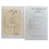 Pablo Picasso "Picasso Dessins" COA & Seal