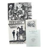 3pc Pablo Picasso Original Lithographs