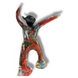 Sergio Costantino Murano Italy Exuberant Figurine