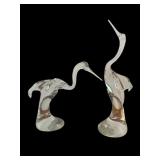 Pair Licio Zanetti Murano Italy Heron