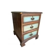20C Walnut Diminutive Chest of Drawers 3 Drawers