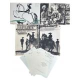 4pc Pablo Picasso "Toros y Toreros" Lithograph COA