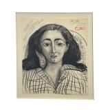Pablo Picasso "Jacqueline" Lithograph COA