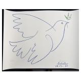 Pablo Picasso "La Colombe Bleue" Color Litho