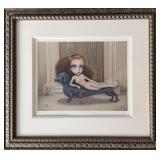 Xue Wang "Stretch Fido" Color Lithograph