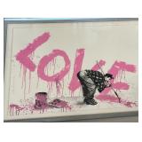 Mr. Brainwash "All You Need Is Love" Pink