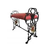 Antique Art Deco Wrought Iron Window Bench