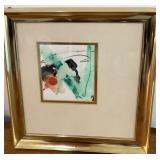 E. Gatom or E. Gatori (Illegible) Orig Watercolor