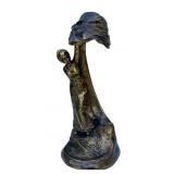 Peter Tereszczuk (1875-1963) Austrian Bronze Lamp