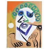 Peter Robert Keil (b 1942) Acrylic on Paper Signed