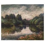After Claude Monet 1889 Reproduction Oil on Canvas