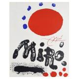 Joan Miro Lithograph 1953 Exhibition Cover