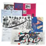 6pc Joan Miro Book Covers & Lithographs
