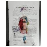 Michael Banks Book Tear Out Original Pen & Marker