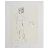 Pablo Picasso Original Lithograph, Unknown Title