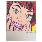 Roy Lichtenstein "Happy Tears" Reproduction