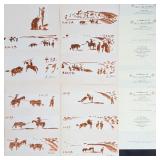 4pc Pablo Picasso Original Color Lithographs