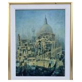 George Russin "Santa Maria Della Salute" Orig Oil