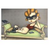 Sara Sanz "Reflection" Original on Canvas