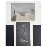 2pc Georges Braque Original Color Lithographs