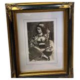 2 Sided Pablo Picasso Litho 1960 COA