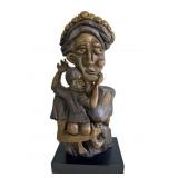 Alice Lumer (American 1920-2012) Woman & Child