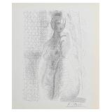 Pablo Picasso "Naked Woman with Her Leg Bent"