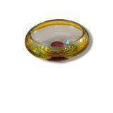 M.E. Baxton Murano Italy Submerso Glass Vase