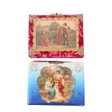 2pc 19C Victorian Celluloid Photo Albums