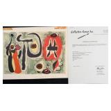 Joan Miro "The Red Sun Gnaws at the Spider" Litho